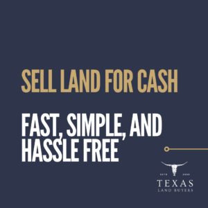 Sell Land for Cash